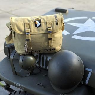 101st Airborne D-Day Canvas Shoulder Bag by Fostex WWII Series